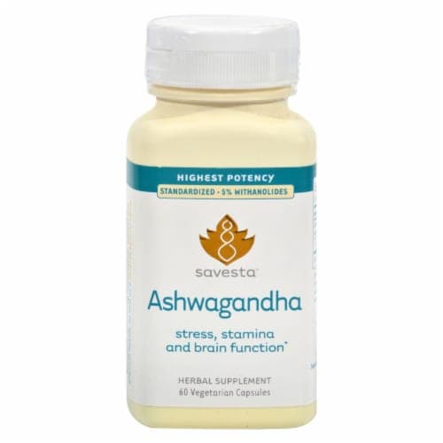 Savesta Ashwagandha Herbal Supplement Capsules