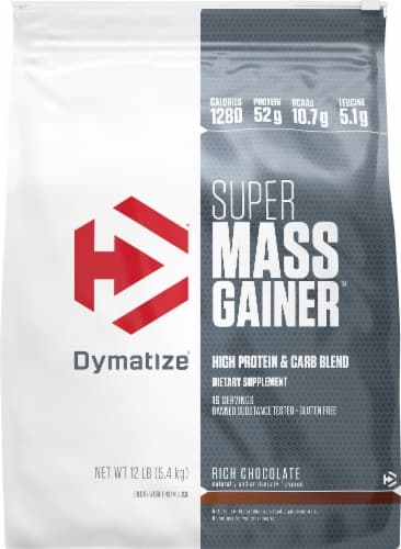Dymatize Super Mass Gainer Rich Chocolate Dietary Supplement