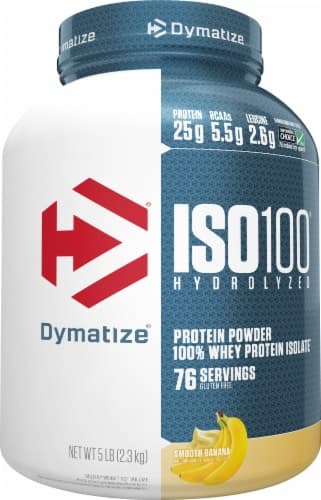 Dymatize  Iso100 Hydrolyzed 100% Whey Protein Isolate   Smooth Banana