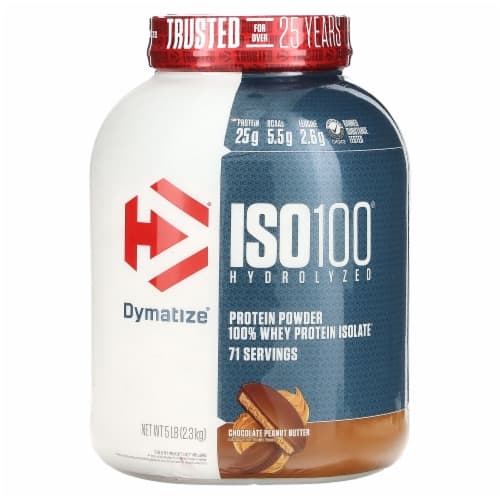 Dymatize  Iso100 Hydrolyzed 100% Whey Protein Isolate   Chocolate Peanut Butter