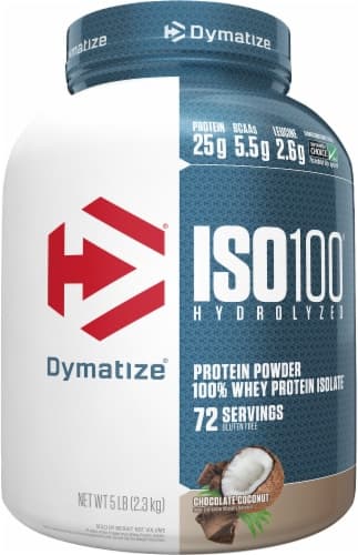 Dymatize  Iso•100 Hydrolyzed 100% Whey Protein Isolate   Chocolate Coconut