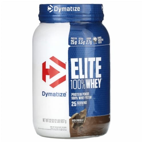 Dymatize Elite Rich Chocolate Flavored 100% Whey Protein