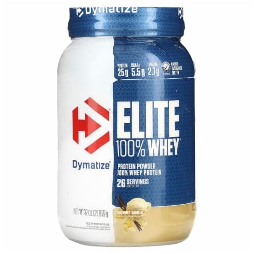 Dymatize Elite Gourmet Vanilla Flavored 100% Whey Protein