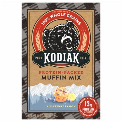 Kodiak Cakes Power Bake Blueberry Lemon Protein Muffin Mix