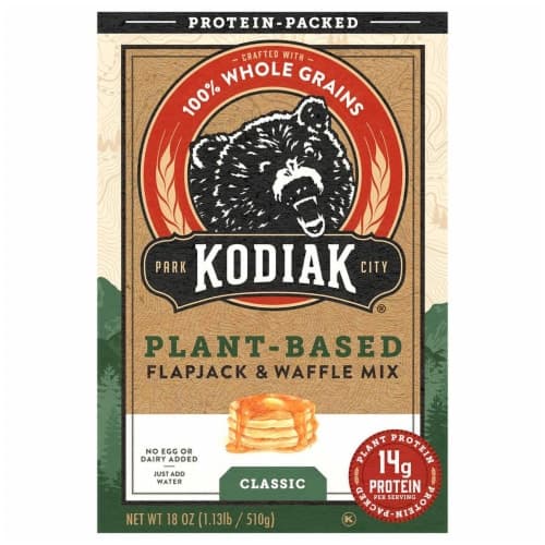 Is it Egg Free? Kodiak Cakes Classic Plant-based Flapjack & Waffle Mix