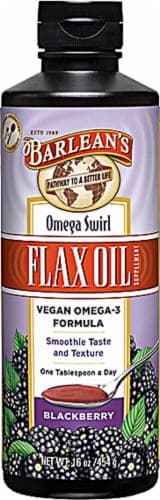 Barlean'S  Omega Swirl Flax Oil Vegan Omega-3 Formula   Blackberry