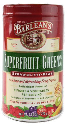 Barlean'S Strawberry Kiwi Greens Powder