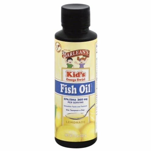 Barlean'S Kids Omega Swirl Lemonade Fish Oil