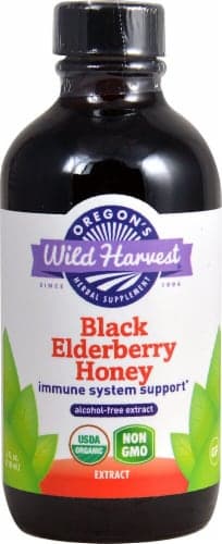 Oregon'S Wild Harvest Black Elderberry Honey Alcohol Free Extract