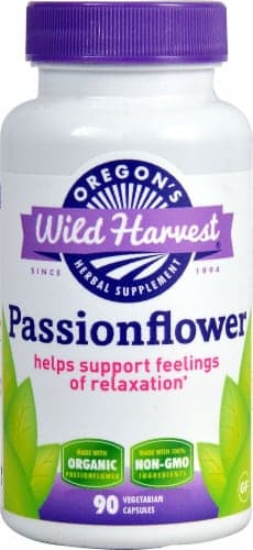 Oregons Wild Harvest Passion Flower Vegetarian Capsules