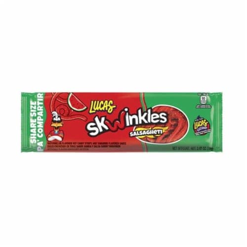Skwinkles Salsagheti Watermelon Flavor Hot Candy Strips