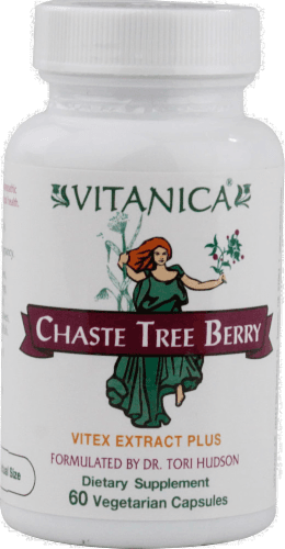 Vitanica Chaste Tree Berry Dietary Supplement Capsules