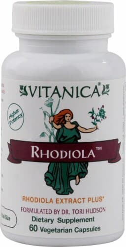 Vitanica Rhodiola Dietary Supplement Vegetarian Capsules