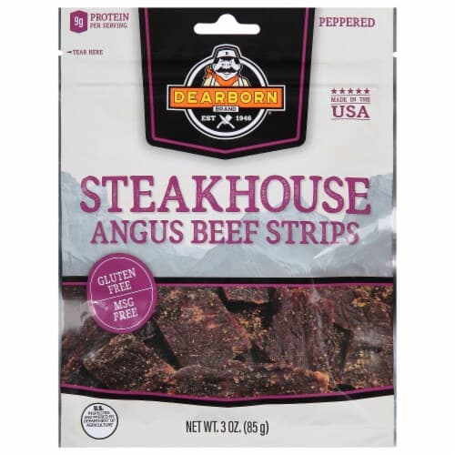 Dearborn Peppered Steakhouse Angus Beef Strips