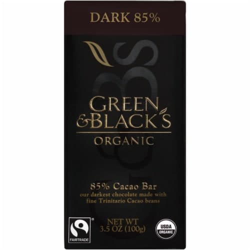 Green & Black'S Organic 85% Cacao Dark Chocolate Bar