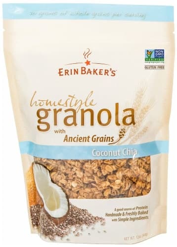 Erin Baker'S  Homestlye Granola    Coconut Chia