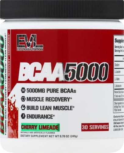 Evlution Nutrition  Bcaa5000   Cherry Limeade