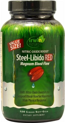Irwin Naturals Steel-Libido Red Magnum Blood-Flow Nitric-Oxide Boost
