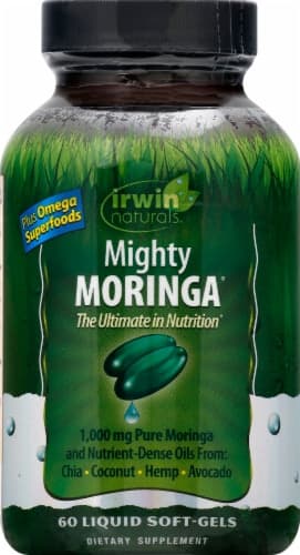Irwin Naturals Mighty Moringa Liqid Soft-Gels
