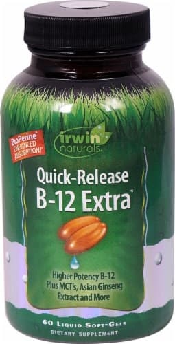 Irwin Naturals  Quick-Release B-12 Extra