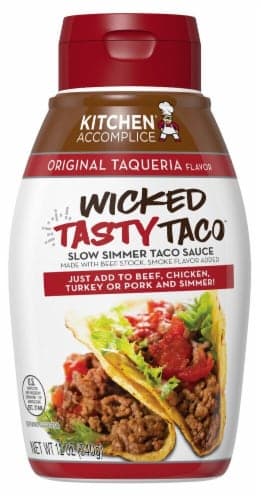 Kitchen Accomplice Original Taqueria Flavor Wicked Tasty Taco Sauce