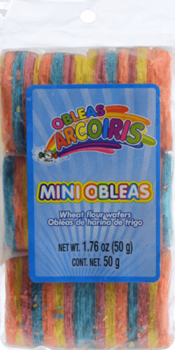 Obleas Arcoiris Mini Obleas Wheat Flour Wafers