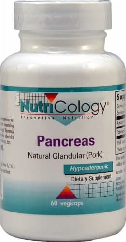 Nutricology  Pancreas Natural Glandular (Pork