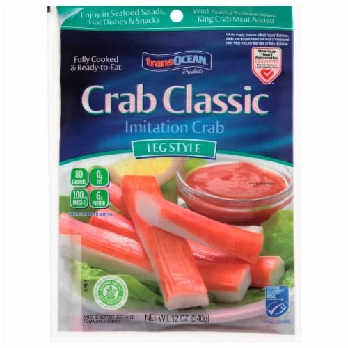 Trans-Ocean Crab Classic Leg Style Imitation Crab