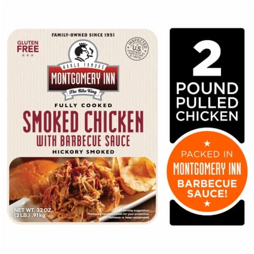 Montgomery Inn Fully Cooked Hickory Smoked Chicken With Barbecue Sauce