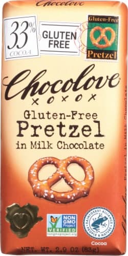 Chocolove Chocolate Bar Milk Chocolate Pretzel