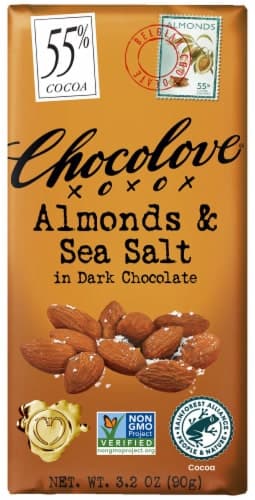 Chocolove Almonds & Sea Salt In Dark Chocolate