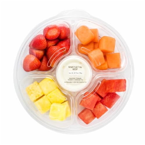 Small Fruit Tray With Dip
