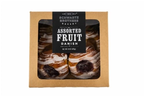 Schwartz Brothers Bakery Assorted Fruit Danishes