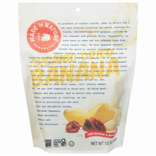 Made In Nature Organic Banana Slices Super Snacks
