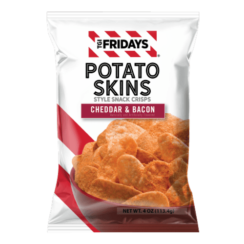 Tgi Fridays Cheddar & Bacon Flavored Potato Skin Snacks
