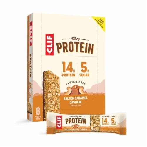 Clif Bar Salted Caramel Cashew Whey Protein Bars