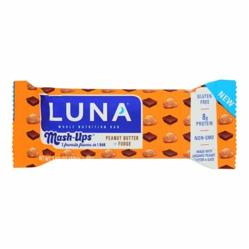 Luna Mash-Ups Peanut Butter + Fudge Nutrition Bars