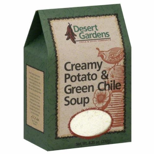Desert Gardens Creamy Potato & Green Chile Soup