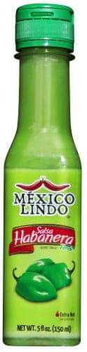Mexico Lindo Hot Sauce, Green Habanero, Extra Hot