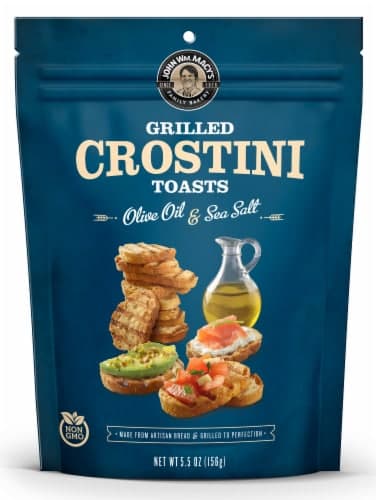 John Wm. Macy'S Olive Oil & Sea Salt Grilled Crostini Toasts