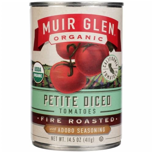 Muir Glen Organic Fire Roasted With Adobo Seasoning Petite Diced Tomatoes