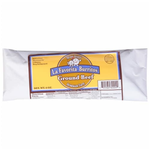 La Favorita Ground Beef Burrito