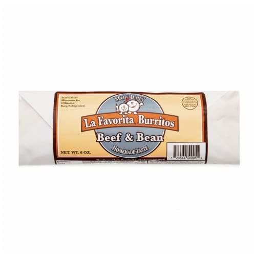 La Favorita Beef & Bean Burrito
