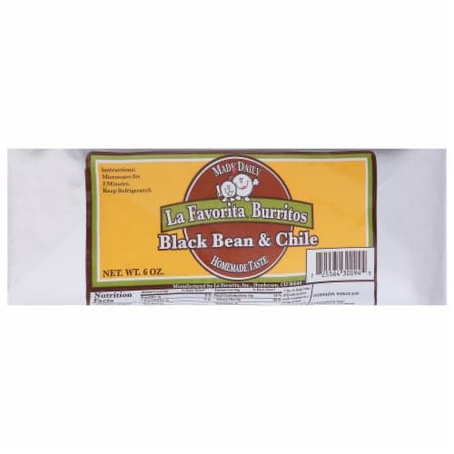 La Favorita Black Bean Burrito