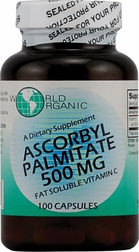 World Organic Ascorbyl Palmitate Capsules