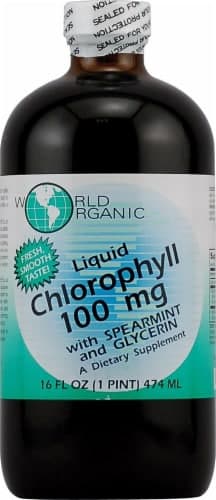 World Organic Liquid Chlorophyll With Spearmint And Glycerin