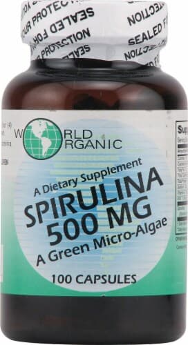 World Organic Spirulina Capsules