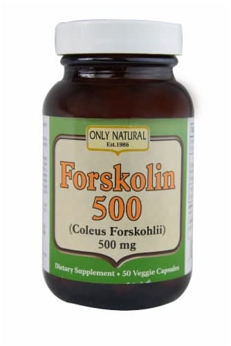 Only Natural Forskolin Dietary Supplement Veggie Capsules