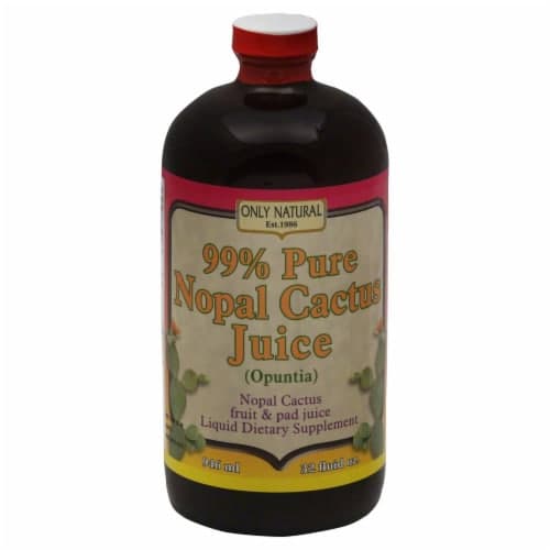 Only Natural 99% Pure Nopal Cactus Juice Dietary Supplement