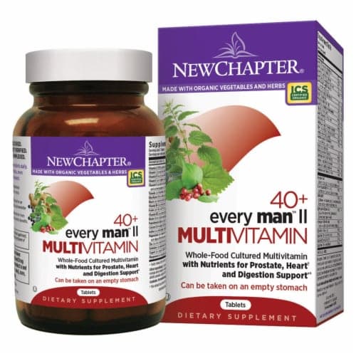 New Chapter  Every Man'S Ii 40 Plus Multivitamin